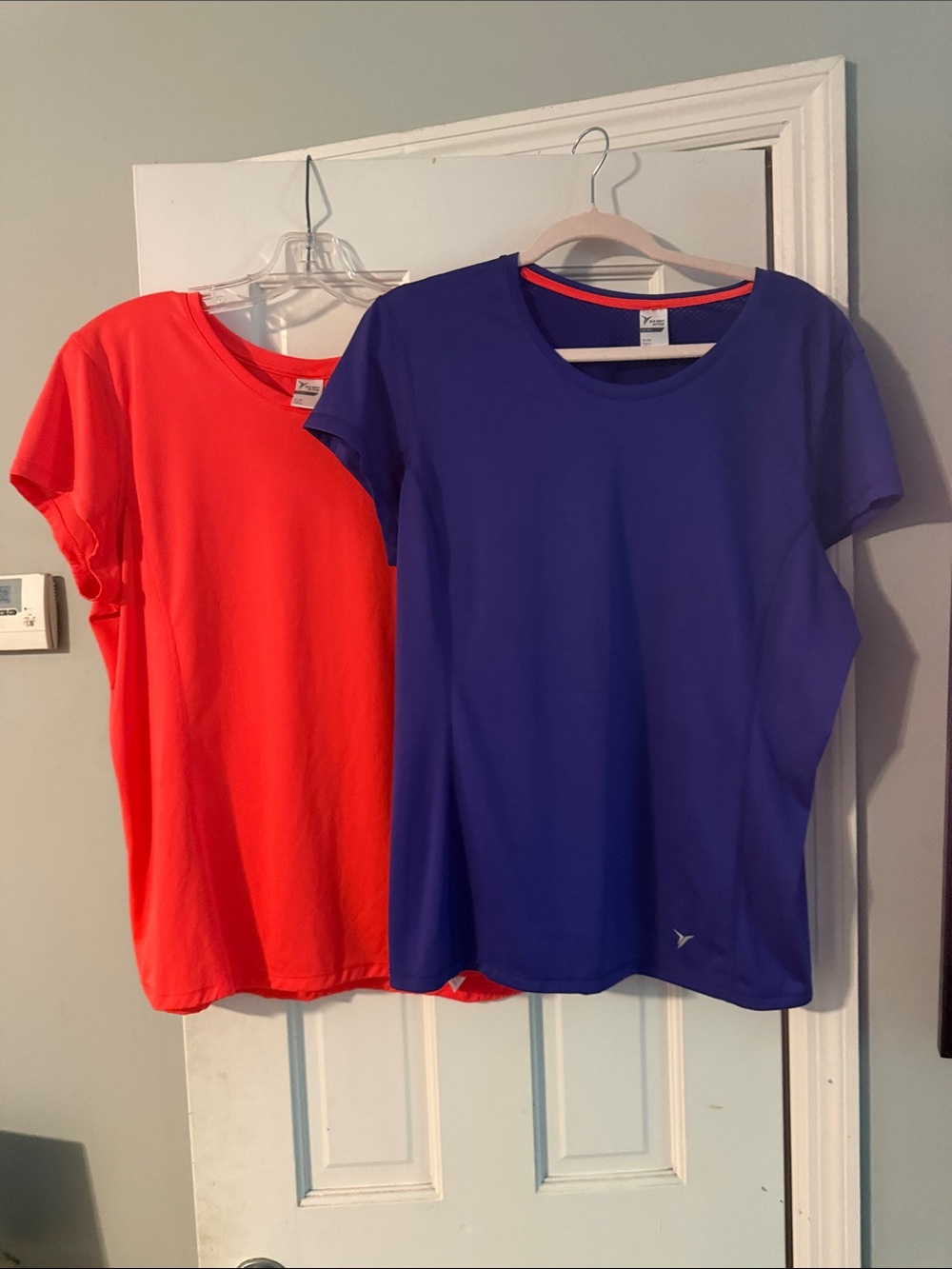 Old Navy Coral Active Tee & Purple Active Tee